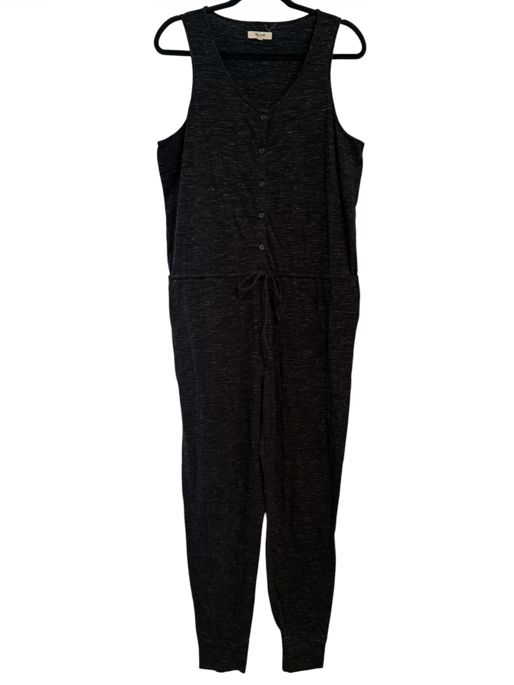 Madewell Heathered Dark Grey Casual Jumpsuit